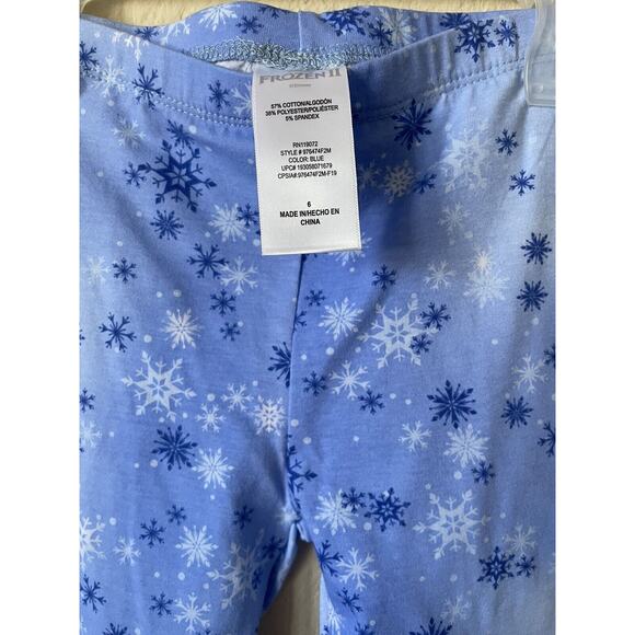 Disney Frozen II Princess Queen Elsa The Nokk Long Sleeve Top Pants Set Size 6 - Picture 9 of 10